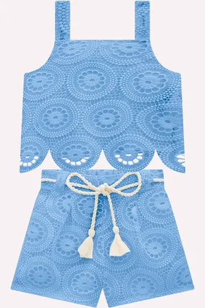 MILON Infantil - Conjunto em Laise Menina