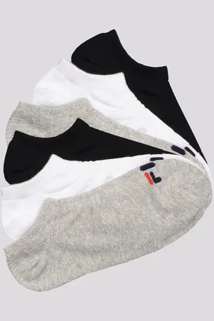 Fila Kit Meia 6 Pares Cano Curto Lisa
