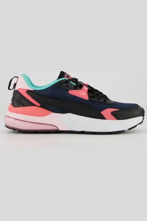 PUMA Tênis VIS2K Back To Keritage Feminino Marinho e Rosa