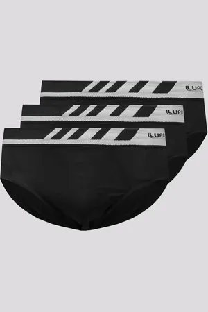 LUPO Kit 3 Cuecas Slip Microfibra Sem Costura Pret