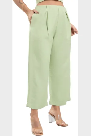 Lemier Jeans Calça De Viscose Pantacourt Feminina Lemier Collection