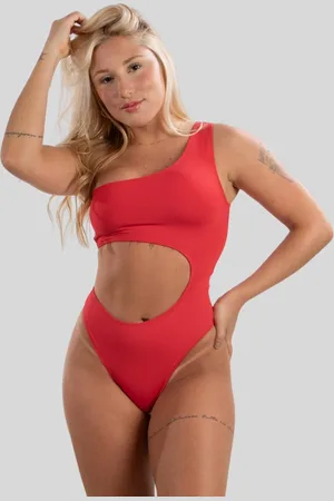 Diluxo Maiô Body Buraco Ombro Só Recorte Poliamida Mula Manca Liso Elastano Verão