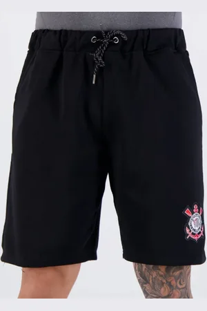 SPR Bermuda Corinthians Embroidery Preta
