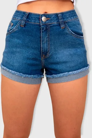 Revanche Shorts Jenas Cintura Alta Cós Personalizado Feminino Muribeca