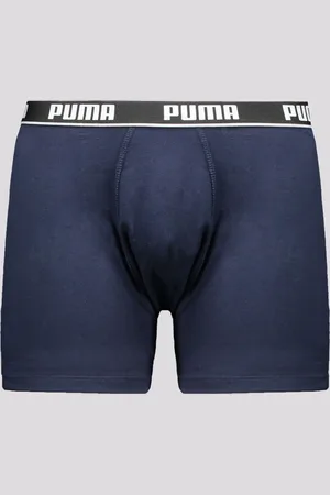 PUMA Cueca Boxer Cotton Marinho