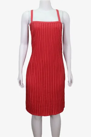 EMIGÊ Vestido Adolfo Domínguez Curto Listrado Produto Gentilmente Usado