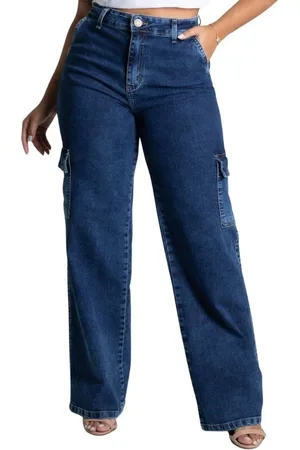 SAWARY Calça Jeans Wide Leg - 277881 -