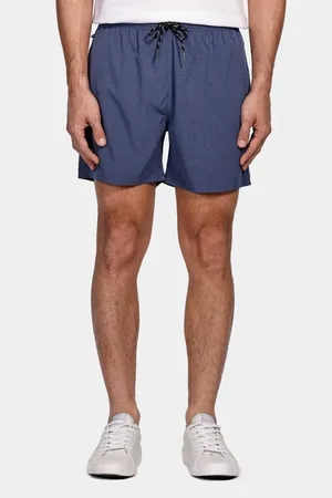 Aramis Shorts de Elástico Mescla Color Indigo - G