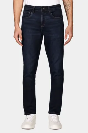 Aramis Calça Jeans Slim Especial Moletom Azul Escuro - 42