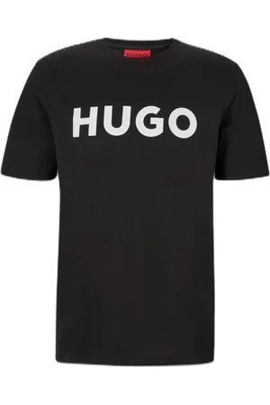 HUGO BOSS Camiseta De Algodão Regular Fit Com Logo
