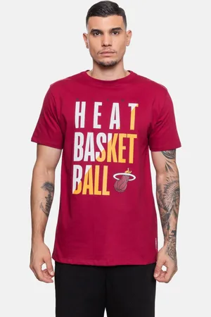 AmazonBasics Camiseta Colorful Miami Heat Bordo