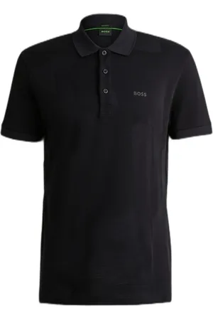 HUGO BOSS Polo Relaxed-Fit Em Jacquard De Algodão Com Logo