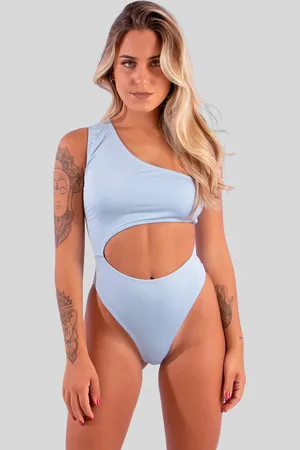 Diluxo Maiô Body Buraco Ombro Só Recorte Mula Manca Liso Delicia Verão