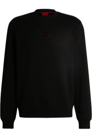HUGO BOSS Moletom Regular-Fit De Algodão Com Acabamento De Logo