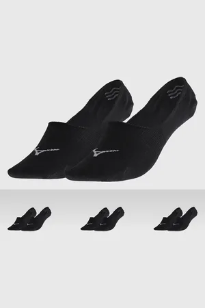Mizuno Kit 3pçs Meia Sapatilha Basic Preta