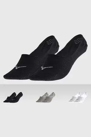 Mizuno Kit 3pçs Meia Sapatilha Basic Preta