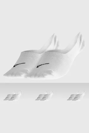 Mizuno Kit 3pçs Meia Sapatilha Basic Branca
