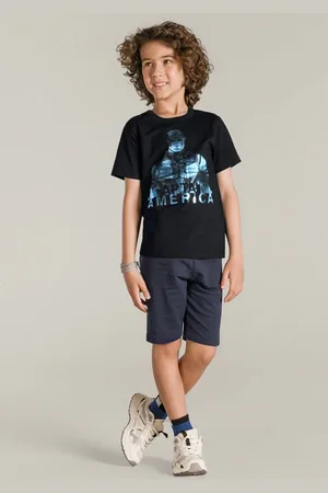 Brandili Infantil - Camiseta Estampada Menino Licenciados