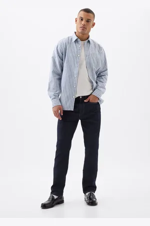 GAP Calça Jeans Slim Rinse Washed Indigo Azul