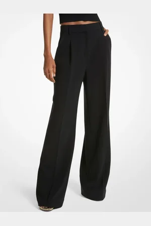 Michael Kors Calça De Sarja Plissada Ms330h2enx001