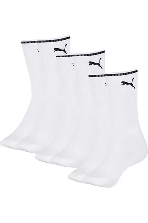 PUMA Kit 3 Pares Meias Cano Alto Masculina Adulto Original