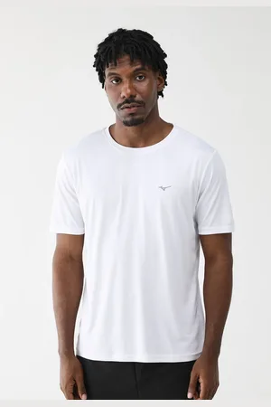 Mizuno Camiseta Reta Logo Branca