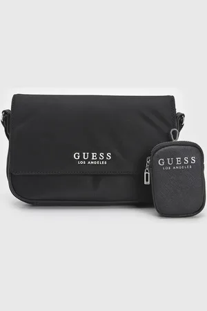 Guess Bolsa Transversal Logo Preta