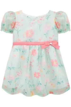Kukiê Infantil - Vestido em Chiffon Brilho 74554