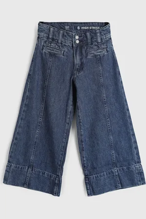 GAP Infantil - Calça Jeans Pantalona