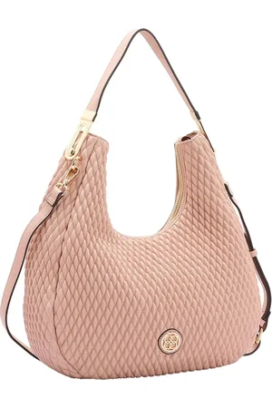 CHENSON Bolsa Feminina Delicado Fashion Meia Lua Salmão Claro 3484510
