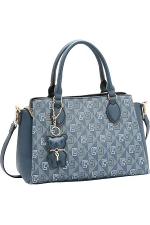 CHENSON Bolsa Feminina Monograma Contemporâneo Mão Marinho 3484494