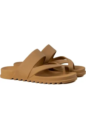Anna Andrade Chinela Feminina Papete Sandália Casual Rasteira Flat Nuvem Tendência