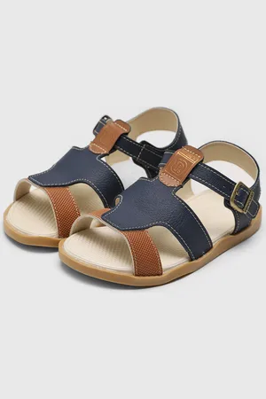 Pimpolho Infantil - Sandália Papete Classica Azul-Marinho