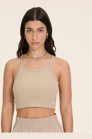 New Balance Top Canelado Small Logo Feminino