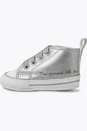 Converse Infantil - Chuck Taylor All Star My First All Star Cinza