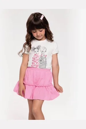 TRICK NICK Infantil - Conjunto Blusa Com Saia