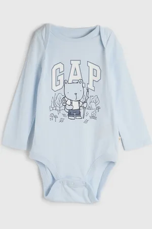 GAP Infantil - Body Manga Longa Estampado