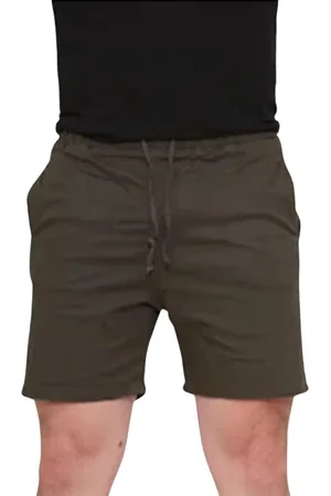 Alleppo Jeans Bermuda Masculina Com Elastico Na Cintura Austin