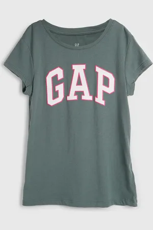 GAP Infantil - Camiseta Manga Curta Logo