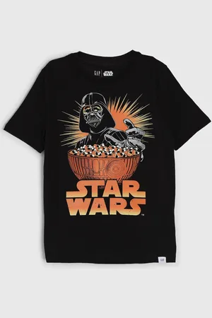 GAP Infantil - Camiseta Star Wars Preta