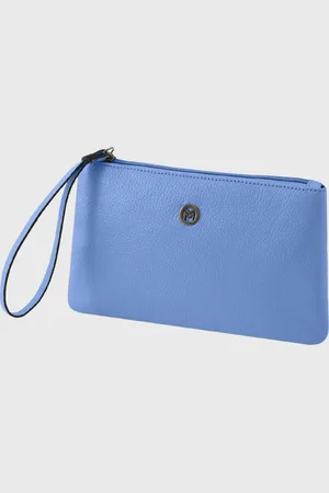 Mariart Bolsa Carteira Clutch Couro Cambará Ciano