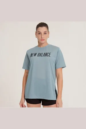 New Balance Camiseta Relentless Print Feminina