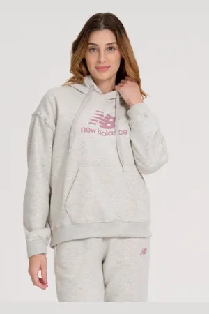 New Balance Casaco Com Capuz Essentials Feminino