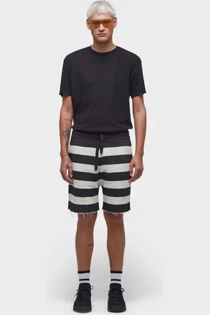 OSKLEN Bermuda casual listrada moletom