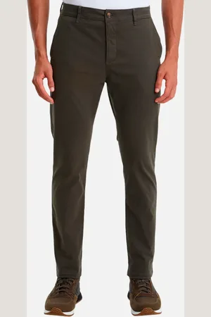 Original Penguin Calça Original Chino Sarja Slim BPBF0020 Musgo