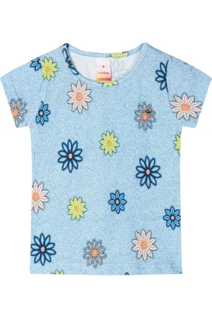 Marisol Infantil - Blusa Manga Curta Com Repelência à Água Feminina