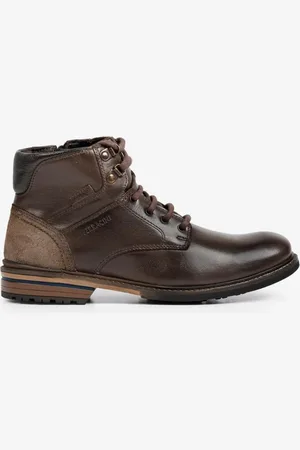 FERRACINI Bota Commander de Couro Rústica 8607-670B