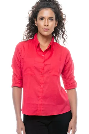 101 Resort Wear Camisa Manga Longa Tricoline Lisa com Bolsos