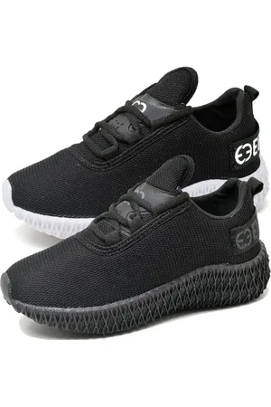 Evoltenn Kit 2 Tênis Feminino Esportivo Colmeia Preto Branco e Black