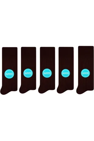 Selene Kit 5 Pares De Meias Social Masculino Algodão 8006